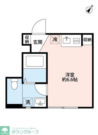 ハナテラス竹ノ塚(ハナテラスタケノヅカ)の物件間取画像